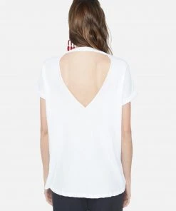 Lauren Moshi Short Sleeve Moxie Skull Crest