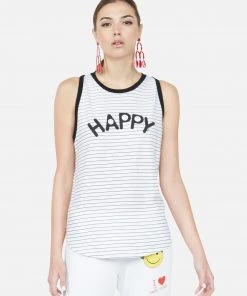 Lauren Moshi Tanks Aurelia Happy