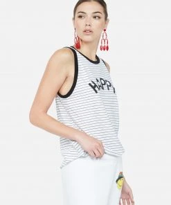 Lauren Moshi Tanks Aurelia Happy