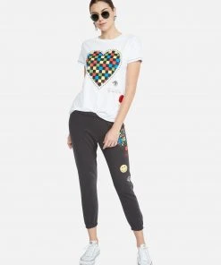 Lauren Moshi Aviana Rad Checkered Heart