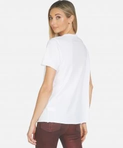 Lauren Moshi Short Sleeve Jhene Crystal Love Elements