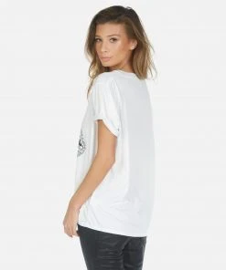 Lauren Moshi Short Sleeve Elara Skull Lip