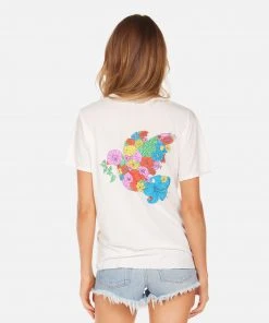 Lauren Moshi Elara Floral Dove Elements NEW