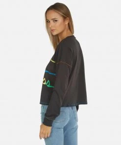 Lauren Moshi Brita Love Peace Happiness Long Sleeve