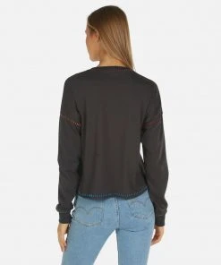 Lauren Moshi Brita Love Peace Happiness Long Sleeve