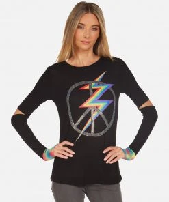 Lauren Moshi Adelita Crystal Lightning Peace NEW