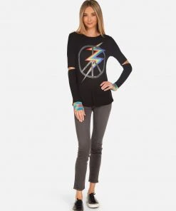 Lauren Moshi Adelita Crystal Lightning Peace NEW