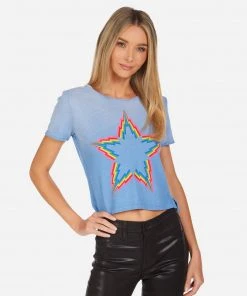 Lauren Moshi NEW Adeline Rainbow Lightning Star