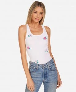 Lauren Moshi NEW Esmerelda Pink Rose Skull