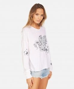 Lauren Moshi NEW Kasia Floral Dove