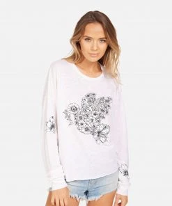 Lauren Moshi NEW Kasia Floral Dove