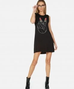 Lauren Moshi Collections Deanna Crystal Lipstick Peace