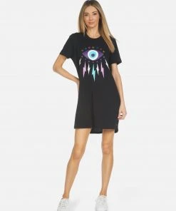 Lauren Moshi Adar Foil Electric Star Eye Dresses