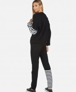 Lauren Moshi Collections Gia Stripe Skull