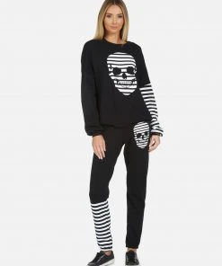 Lauren Moshi Collections Gia Stripe Skull 8 Lauren Moshi Collections Gia Stripe Skull