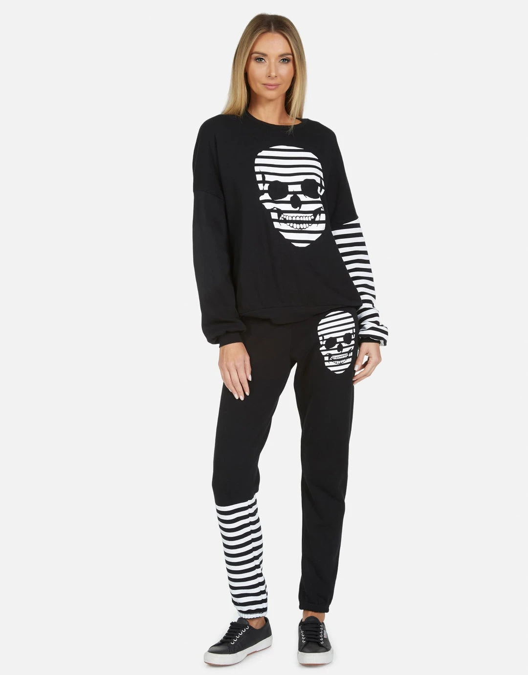 Lauren Moshi Collections Gia Stripe Skull 3 Lauren Moshi Collections Gia Stripe Skull