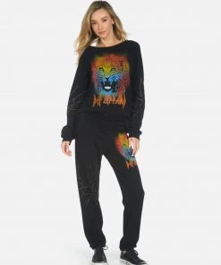 Lauren Moshi Bottoms Gia Def Leppard Leopard