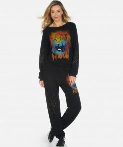 Lauren Moshi Bottoms Gia Def Leppard Leopard