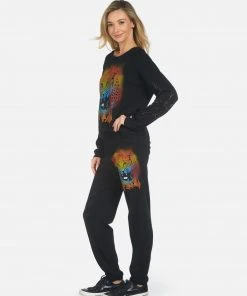 Lauren Moshi Bottoms Gia Def Leppard Leopard