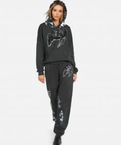 Lauren Moshi X Led Zeppelin Bottoms Tanzy Led Zeppelin Outline