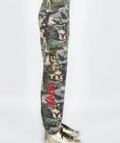 Lauren Moshi X Exclusive X Foil Vintage Peace Bottoms