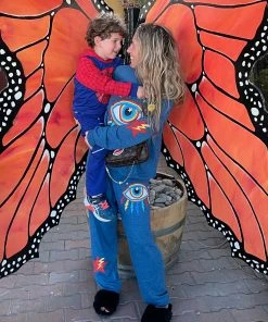 Lauren Moshi Bottoms Alana Rainbow Lightning Eye