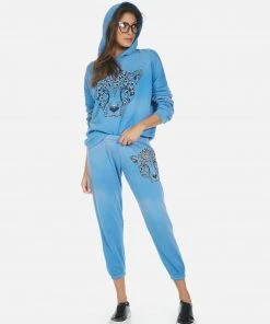 Lauren Moshi Alana Heart Leopard Bottoms