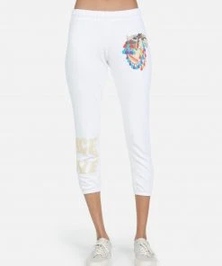 Lauren Moshi Bottoms Alana Peace Love Camel