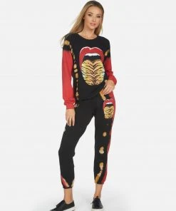 Lauren Moshi Alana Tiger Tongue Bottoms