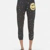 Lauren Moshi Alana Text Happy Face Bottoms