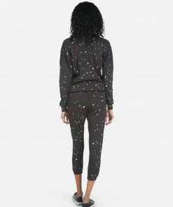 Lauren Moshi Alana Text Happy Face Bottoms