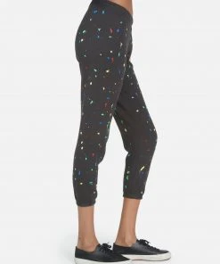 Lauren Moshi Alana Text Happy Face Bottoms