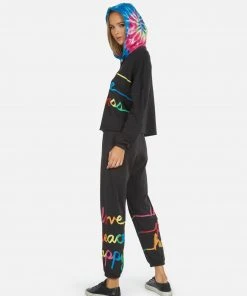 Lauren Moshi Bottoms Alana Love Peace Happiness