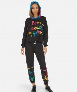 Lauren Moshi Bottoms Alana Love Peace Happiness