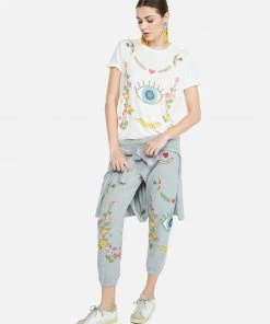 Lauren Moshi Bottoms Alana Floral Eye Love