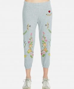 Lauren Moshi Bottoms Alana Floral Eye Love