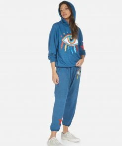 Lauren Moshi Bottoms Alana Rainbow Lightning Eye