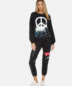 Lauren Moshi Alana Brush Peace Bottoms 10 Lauren Moshi Alana Brush Peace Bottoms