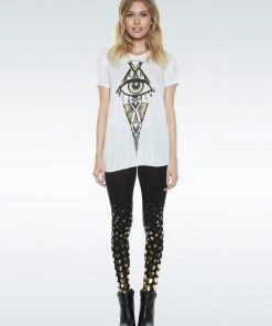 Lauren Moshi Shae All Over Foil Hearts Bottoms 7 Lauren Moshi Shae All Over Foil Hearts Bottoms