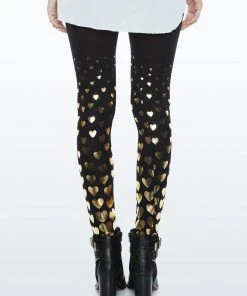 Lauren Moshi Shae All Over Foil Hearts Bottoms 9 Lauren Moshi Shae All Over Foil Hearts Bottoms