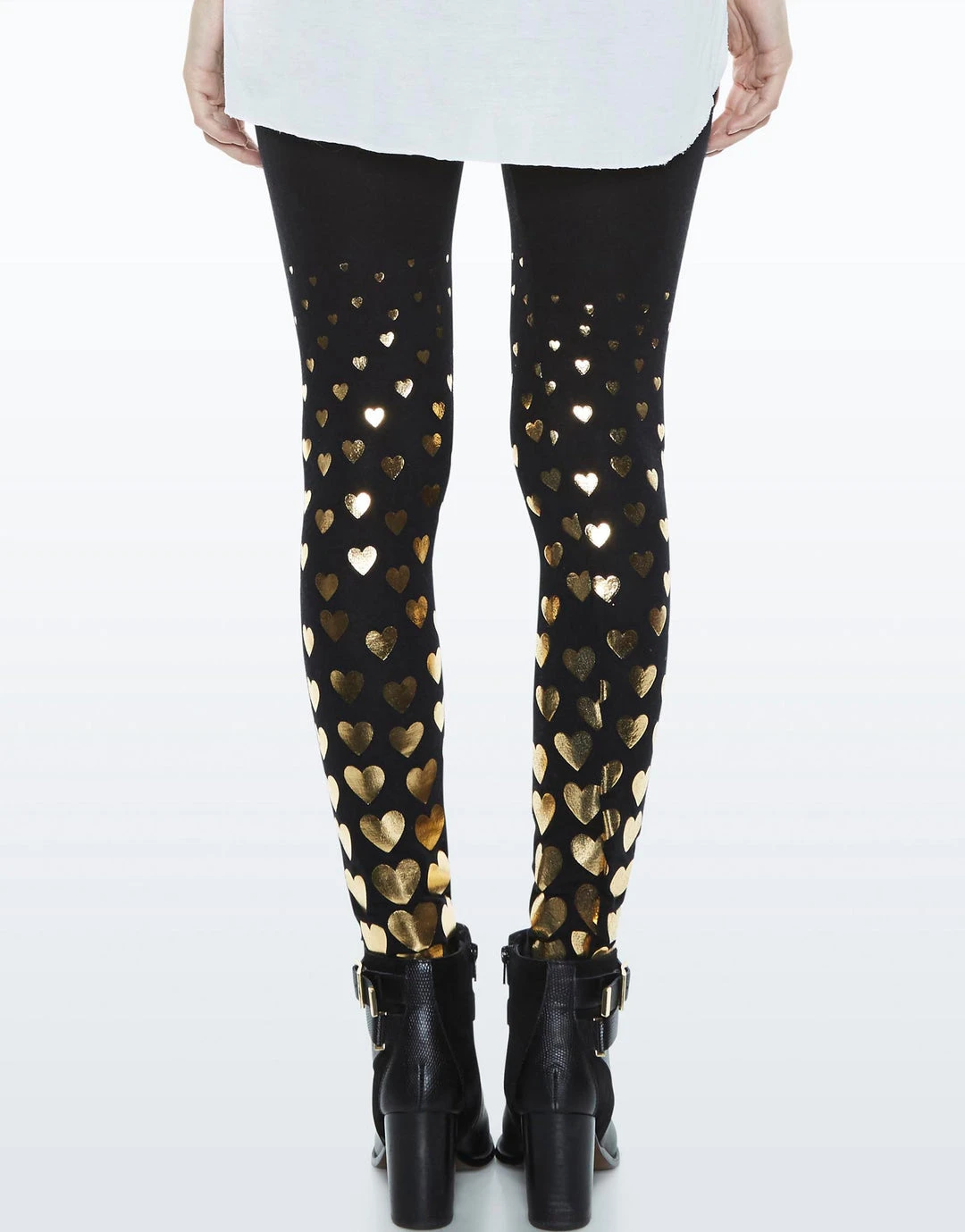 Lauren Moshi Shae All Over Foil Hearts Bottoms 5 Lauren Moshi Shae All Over Foil Hearts Bottoms