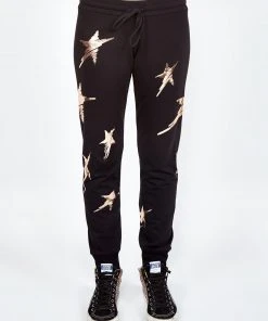 Lauren Moshi Bottoms Jess Foil Scribble Stars