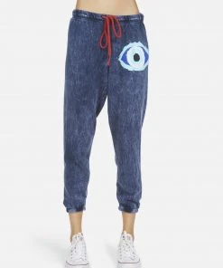 Lauren Moshi Ruth Painted Evil Eye Bottoms