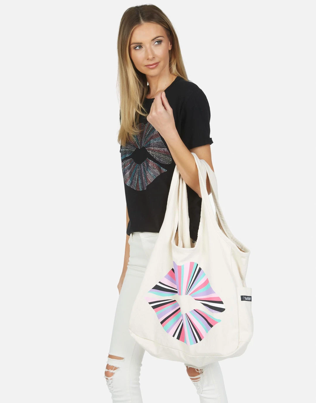 Lauren Moshi Taylor Rainbow Ray Lip 2 Lauren Moshi Taylor Rainbow Ray Lip