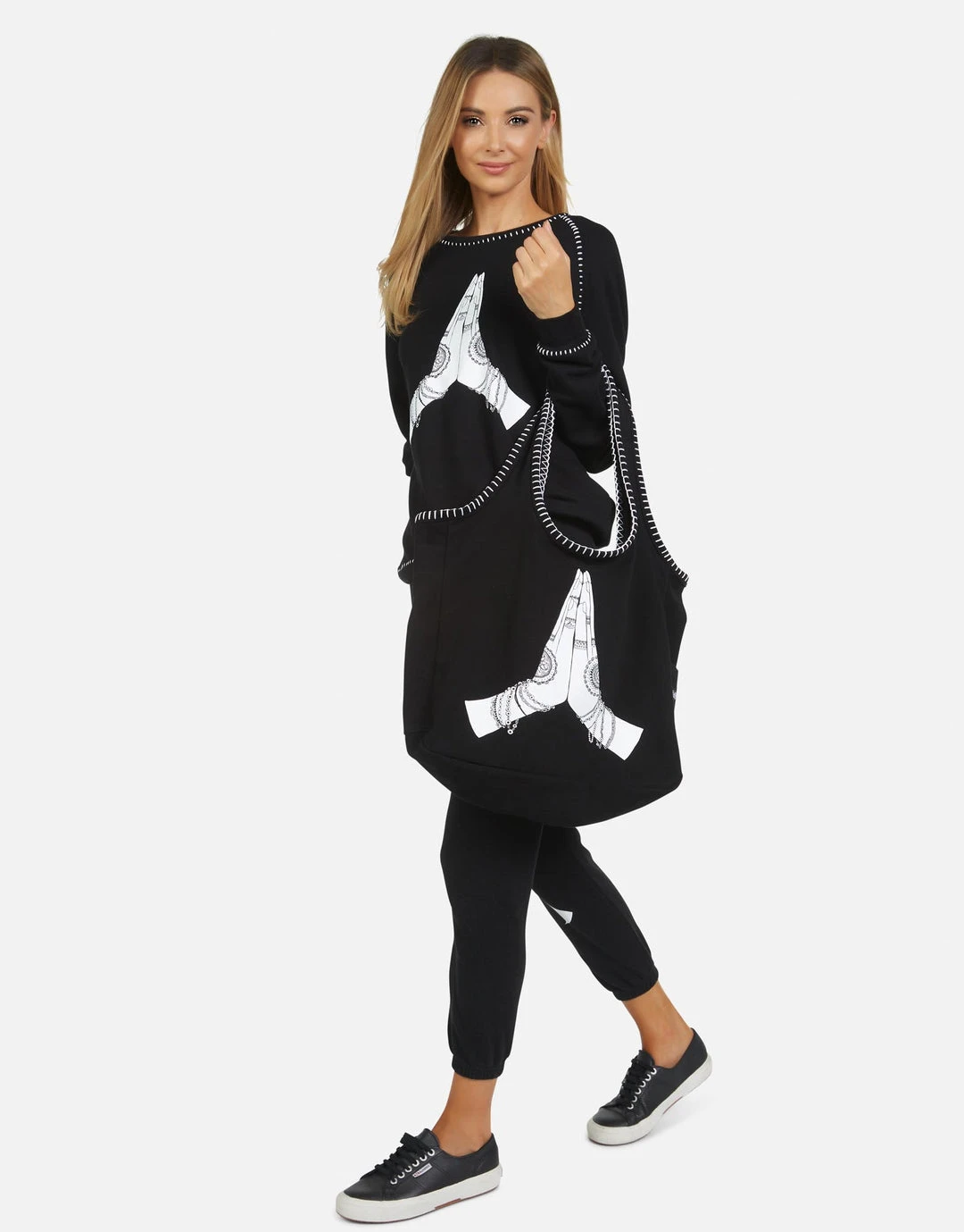 Lauren Moshi Alana Prayer Hands Bottoms 8 Lauren Moshi Alana Prayer Hands Bottoms