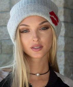 Lauren Moshi Blix Red Mouth Patch