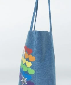 Lauren Moshi X Exclusive X Jackie Rainbow Heart Peace Love & Moshi