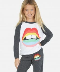 Lauren Moshi Llc Heckle Rainbow Gap Mouth Kids