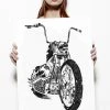 Lauren Moshi Canvas Chopper Art