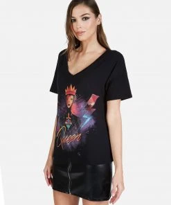 Lauren Moshi Brixton Crystal Queen Short Sleeve